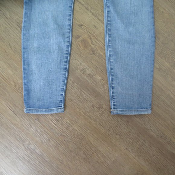 Gap True Skinny Blue Jeans Cut Out Knee Cotton - Picture 4 of 13